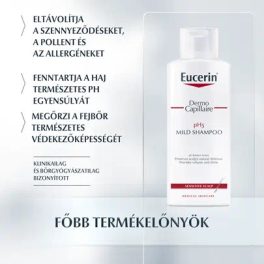 Eucerin DermoCapillaire pH5 Kímélő sampon 250ml