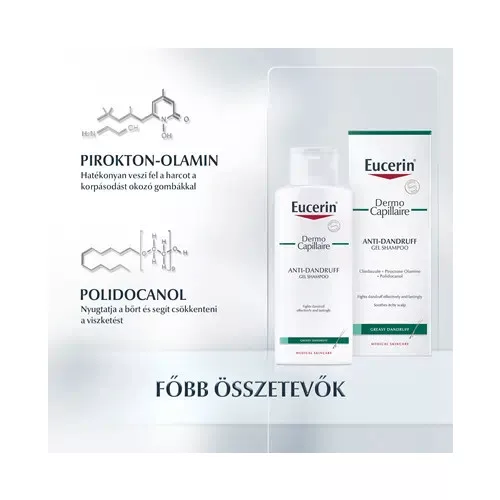 Eucerin DermoCapillaire korpásodás elleni sampon zsíros korpára 250ml