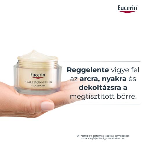 Eucerin Hyaluron-Filler + Elasticity Bőrtömörséget regeneráló nappali arckrém SPF15 50ml