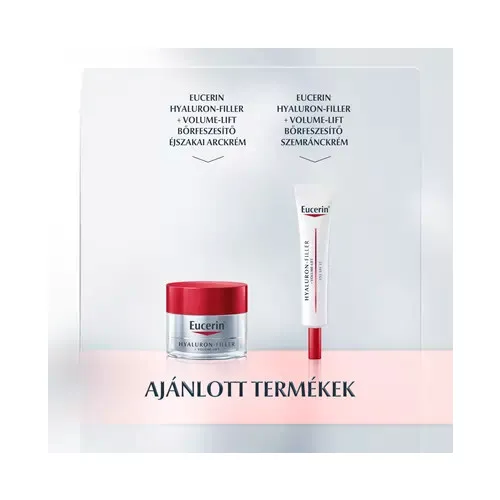 Eucerin Hyaluron-Filler+Volume Lift Bőrfeszesítő nappali arckrém száraz bőrre 50ml