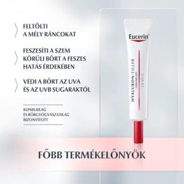   Eucerin Hyaluron-Filler+Volume Lift Bőrfeszesítő szemránckrém 15ml