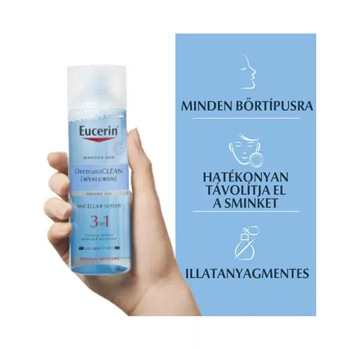 Eucerin DermatoCLEAN 3in1 micellás arclemosó 400ml