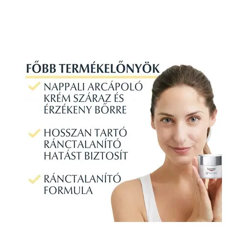Eucerin Q10 ACTIVE Ránctalanító nappali arckrém 50ml