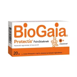 Biogaia Protectis Felnőtt D-vitamin rágótabletta 20x