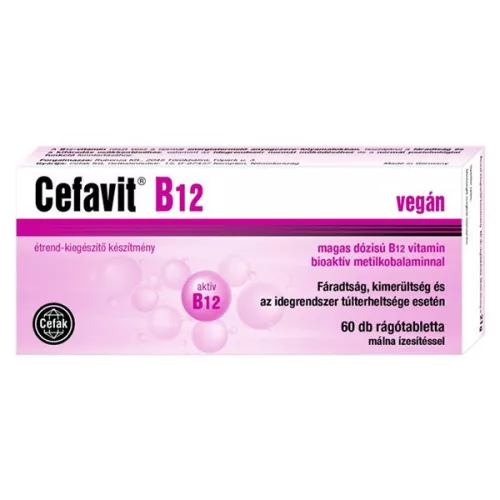 Cefavit B12 rágótabletta 60x