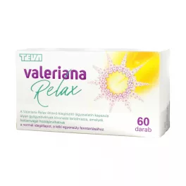   Valeriana Relax gyógynövénykivonatot tartalmazó kapszula 60x