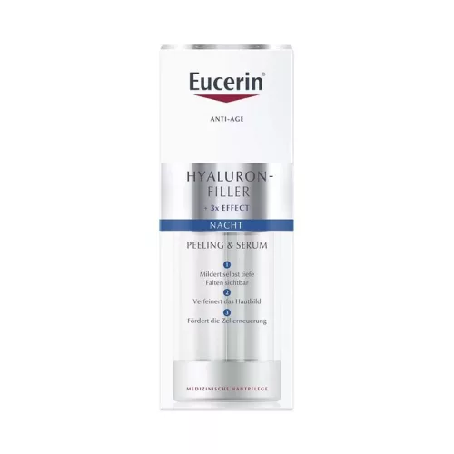Eucerin Hyaluron-Filler Éjszakai Bőrmegújító Peeling és Szérum 30ml