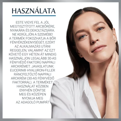 Eucerin Hyaluron-Filler Éjszakai Bőrmegújító Peeling és Szérum 30ml
