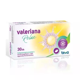   Valeriana Relax gyógynövénykivonatot tartalmazó kapszula 30x