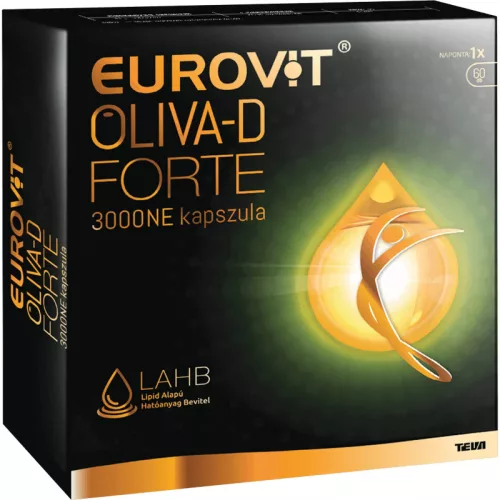 Eurovit Oliva-D Forte 3000NE kapszula 60x