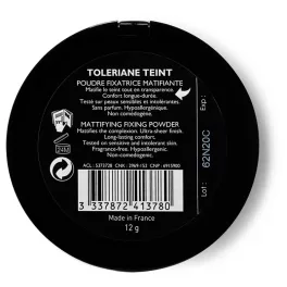   La Roche Posay Toleriane Mattító, fixáló hatású púder 12g
