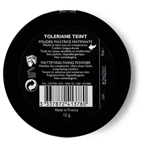 La Roche Posay Toleriane Mattító, fixáló hatású púder 12g