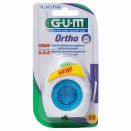 Gum Ortho Floss fogselyem 50x