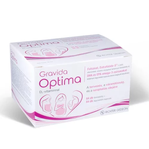 Gravida Optima filmtabletta és lágyzselatin kapszula 2x84