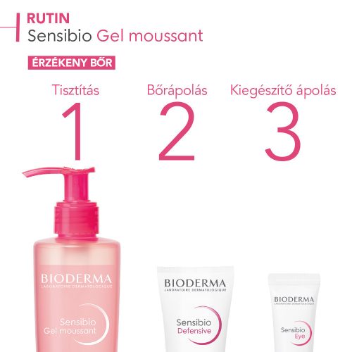 Bioderma Sensibio Moussant habzó gél 500 ml