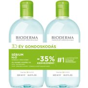 Bioderma Sébium H2O arc- és sminklemosó 2x500ml
