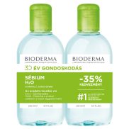 Bioderma Sébium H2O arc- és sminklemosó 2x250ml