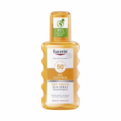 Eucerin Sun SPF50+ színtelen napozó spray 200ml