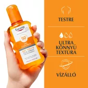 Eucerin Sun SPF50+ színtelen napozó spray 200ml