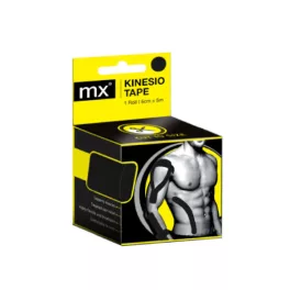 MX kineziológiai tapasz 5m x 5cm fekete 1x