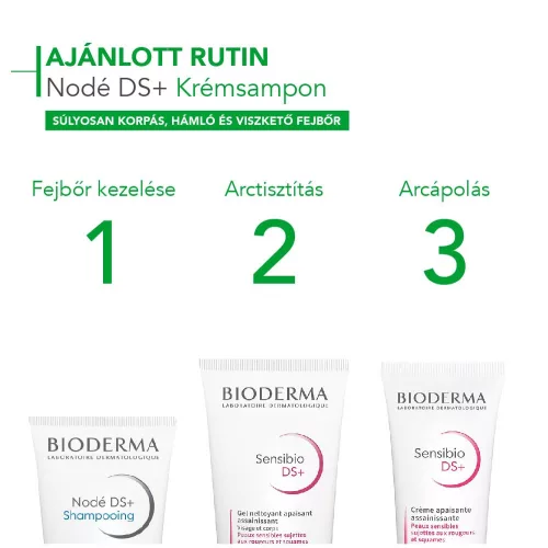 Bioderma Nodé DS+ krémsampon 2x125ml (duopack)