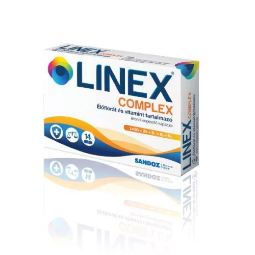 Linex Complex élőflórát tartalmazó étrend-kiegészítő kapszula 14x