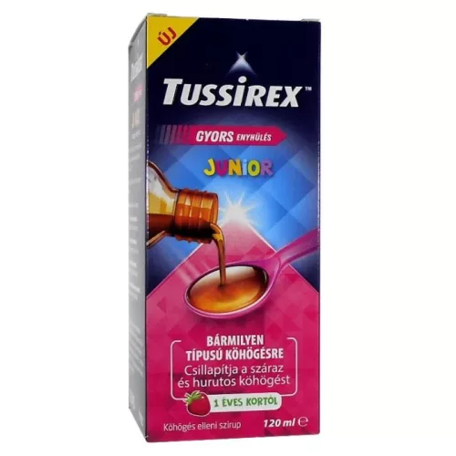 Tussirex Junior köhögés elleni szirup 120ml