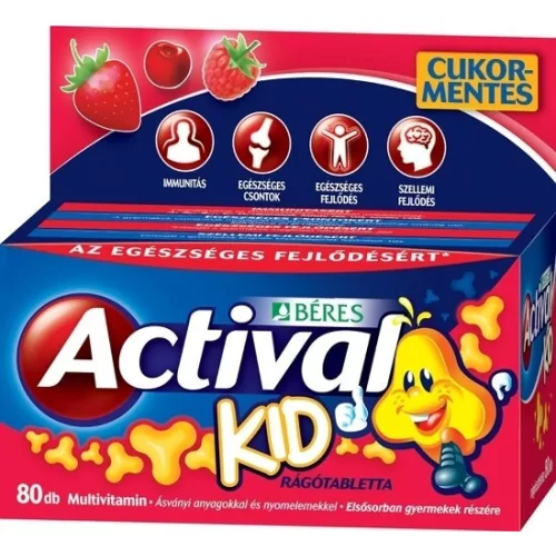 Béres Actival Kid rágótabletta 80x