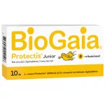 Biogaia Junior+D3 vitamin étrend-kiegészítő rágótabletta narancs ízű 10x