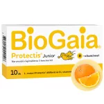 Biogaia Junior+D3 vitamin étrend-kiegészítő rágótabletta narancs ízű 10x