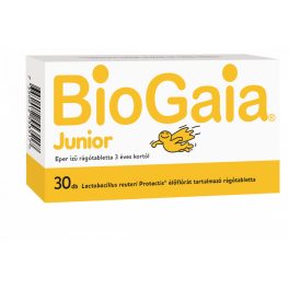 BioGaia Protectis Junior rágótabletta eper ízű 30x