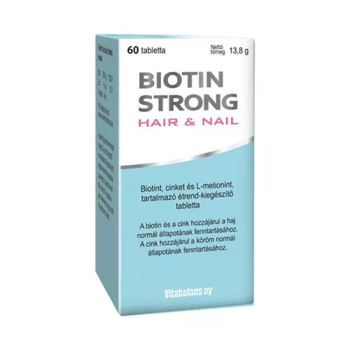 Vitabalans Biotin Strong Hair&Nail tabletta 60x