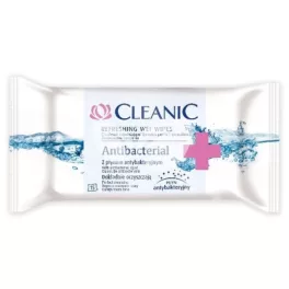 Cleanic Antibakteriális frissítő törlőkendő 15db