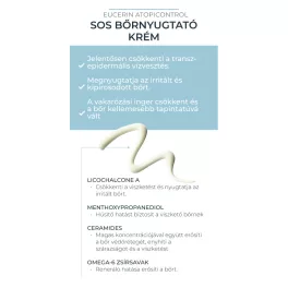 Eucerin AtopiControl SOS Bőrnyugtató krém 100ml