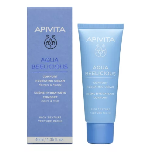 Apivita Aqua Beelicious hidratáló rich krém normál/száraz bőrre 40ml