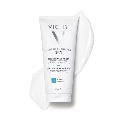VICHY Pureté Thermale 3in1 arctisztító érzékeny bőrre 200ml