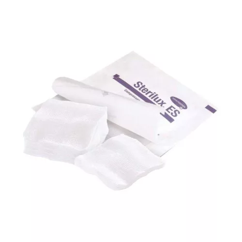 Sterilux ES steril hajtogatott mull-lap 5x5cm 10x