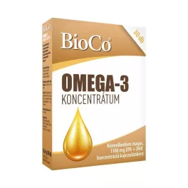 BioCo Omega-3 koncentrátum kapszula 30x