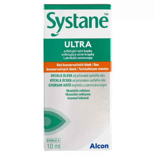 Systane Ultra lubrikáló szemcsepp tartósítószer-mentes 10ml