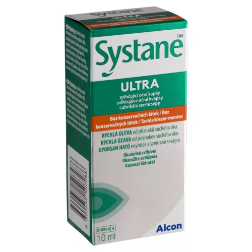 Systane Ultra lubrikáló szemcsepp tartósítószer-mentes 10ml