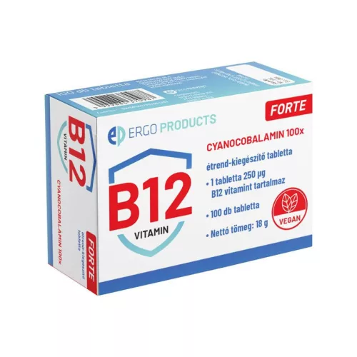 Cyanocobalamin Forte B12 vitamin tabletta 100x