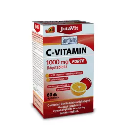   JutaVit C-vitamin 1000 mg Forte + D3 + csipkebogyó rágótabletta narancs ízű 60x