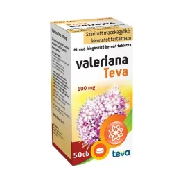   Valeriana Teva 100 mg étrend-kiegészítő bevont tabletta 50x