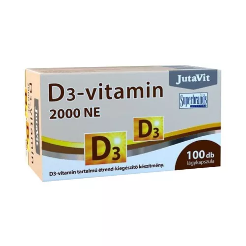 JutaVit D3-vitamin 2000NE kapszula 100x
