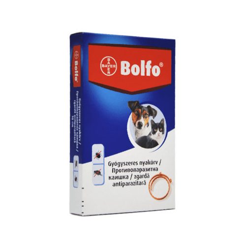 A.U.V. Bolfo nyakörv kistestű kutyák és macskák részére 38cm 1x