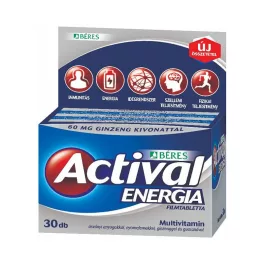 Béres Actival Energia Ginzeng Guarana filmtabletta 30x