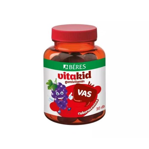 Béres VitaKid Vas gumivitamin cukormentes 30x
