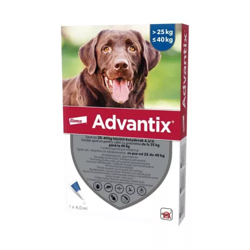 A.U.V. Advantix Spot on 25-40 kg közötti kutyáknak 1x4ml