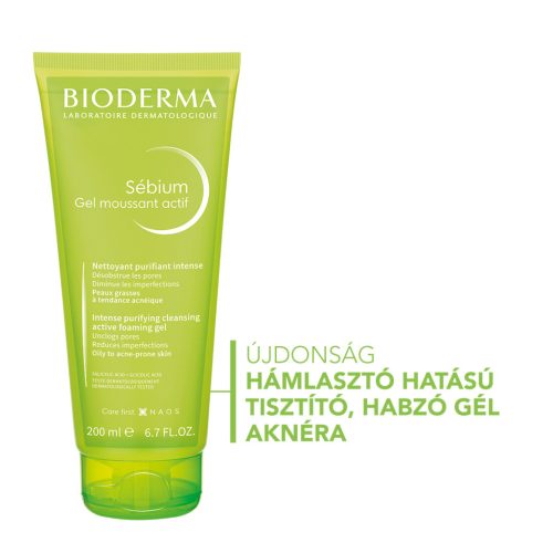 Bioderma Sébium Gel moussant actif hámlasztó hatású habzó gél 200ml