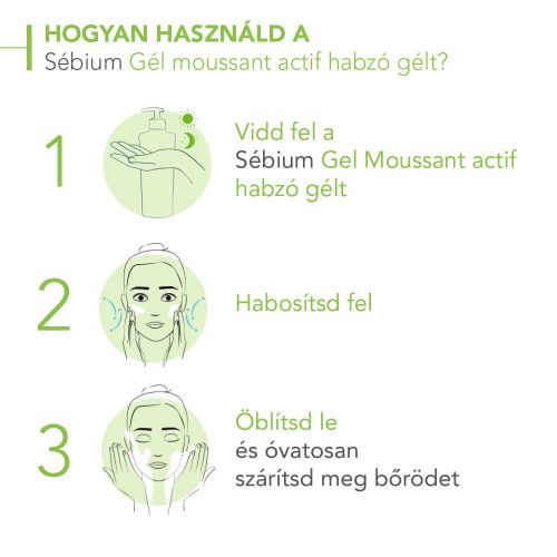 Bioderma Sébium Gel moussant actif hámlasztó hatású habzó gél 200ml